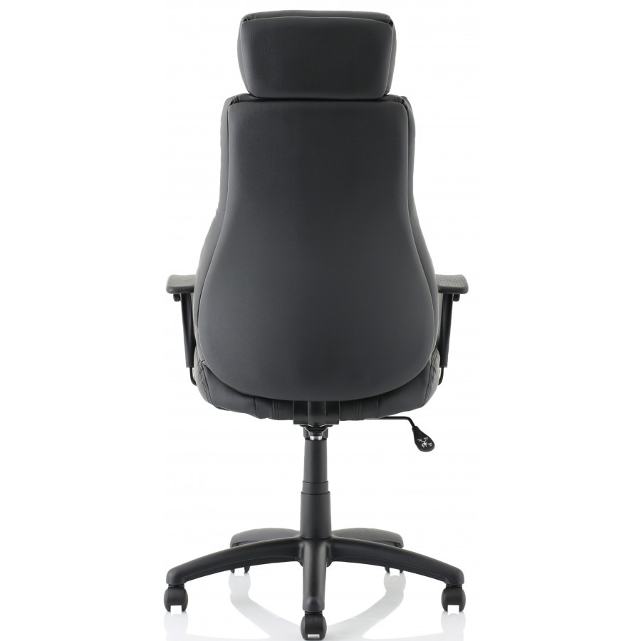 Winsor Black Leather Office Chair 