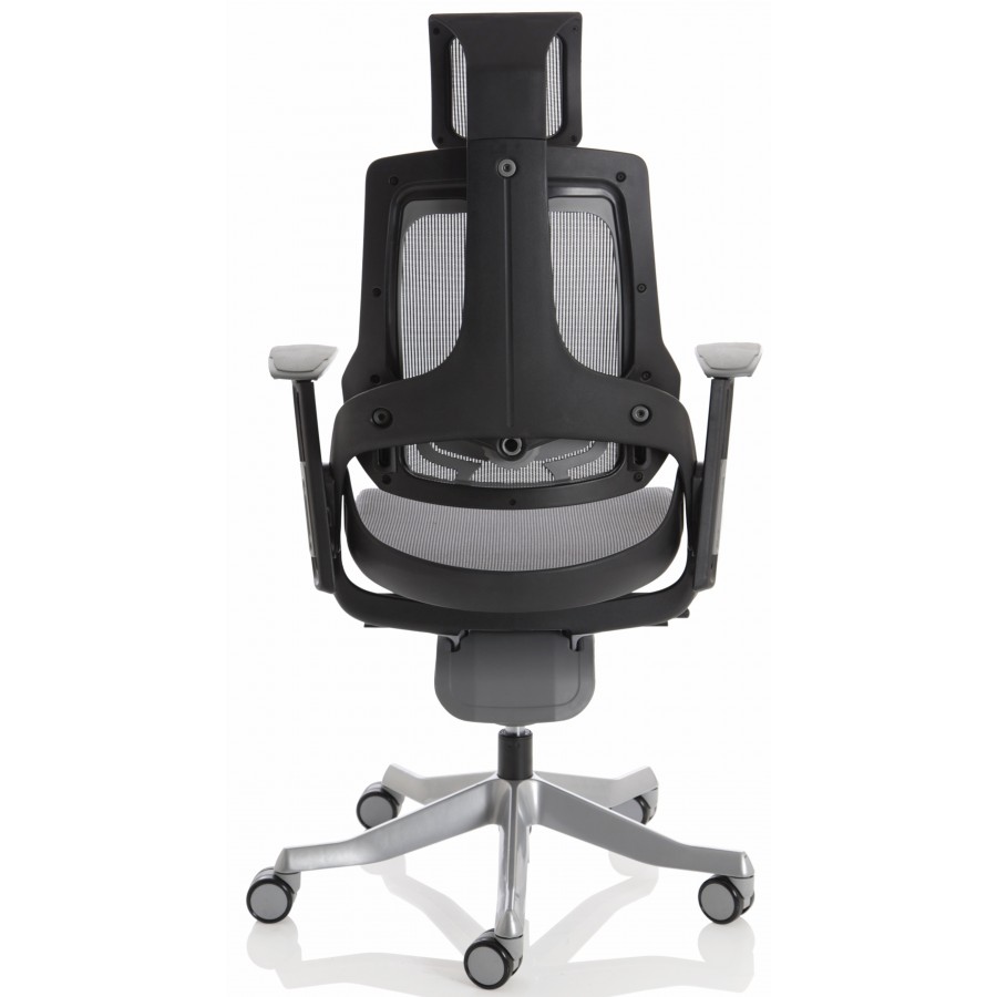 Zouch Black Frame Charcoal Mesh Ergonomic Office Chair