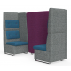 bTogether Open Upholstered 2 Seater Booth High Back