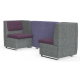 bTogether Open Upholstered 2 Seater Booth Low Back