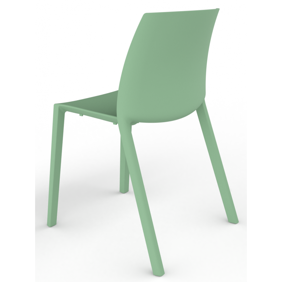 Cashew One Piece Moulded Chair