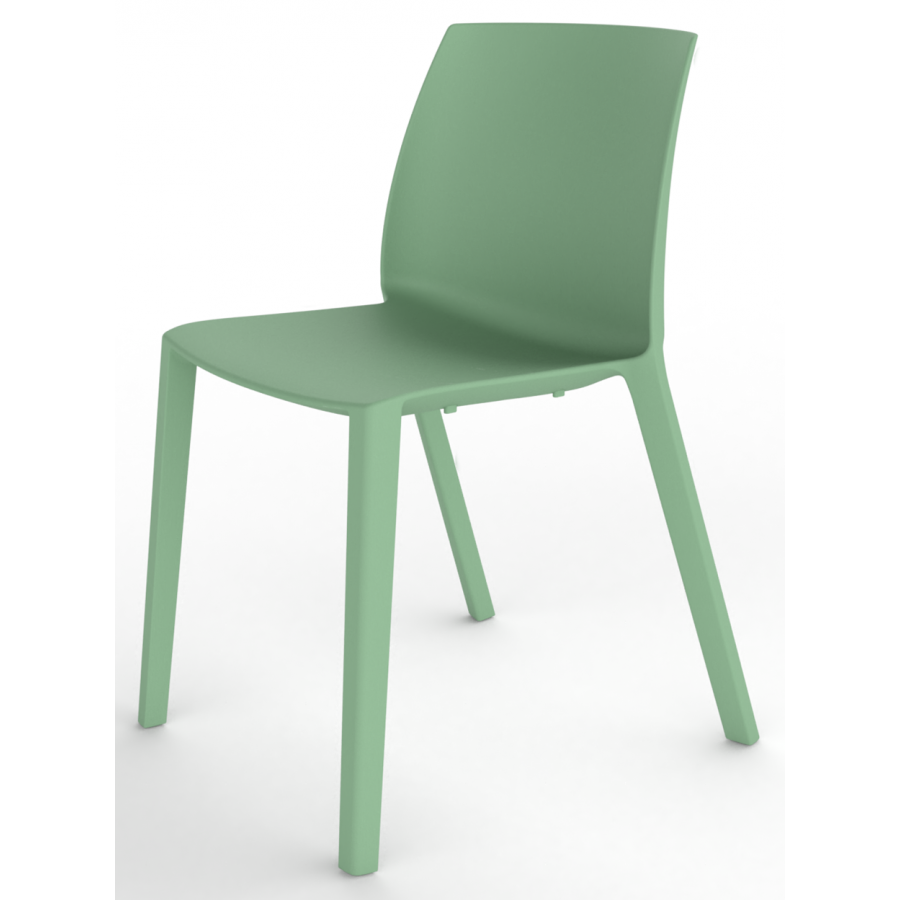 Cashew One Piece Moulded Chair