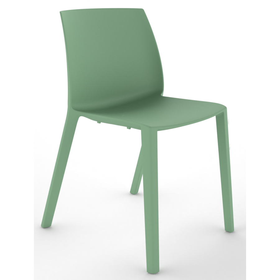 Cashew One Piece Moulded Chair