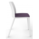 Cashew One Piece Moulded Chair with Upholstered Seat