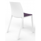 Cashew One Piece Moulded Chair with Upholstered Seat