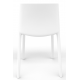 Cashew One Piece Moulded Chair with Upholstered Seat