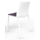 Cashew One Piece Moulded Chair with Upholstered Seat