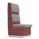 In-Sit High Back One Seater 600mm Wide Chair