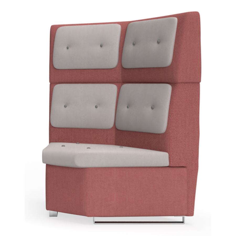 In-Sit Upholstered High Back Internal Concave Link