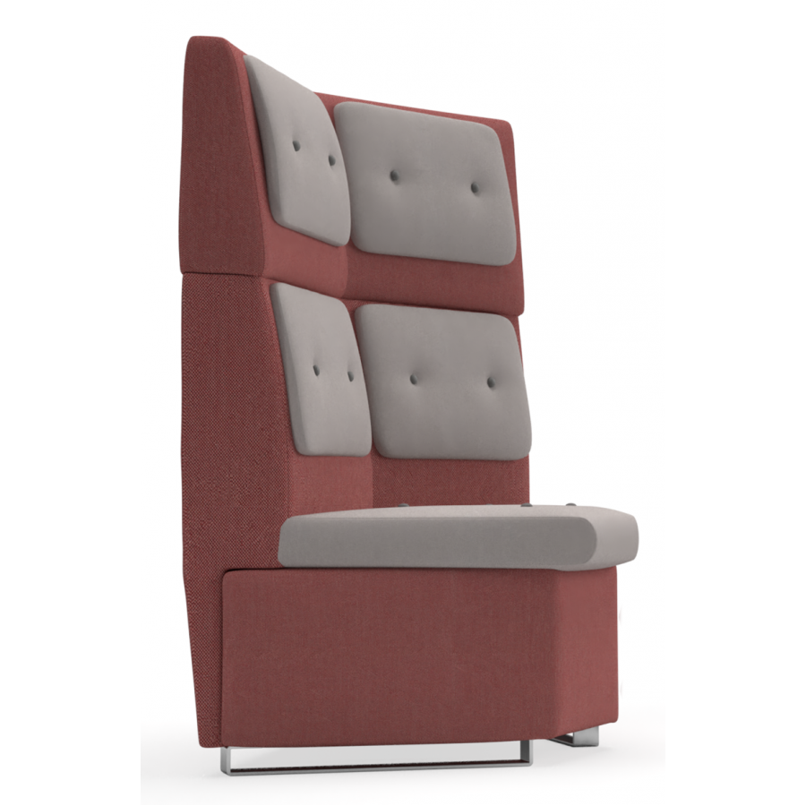 In-Sit Upholstered High Back Internal Concave Link