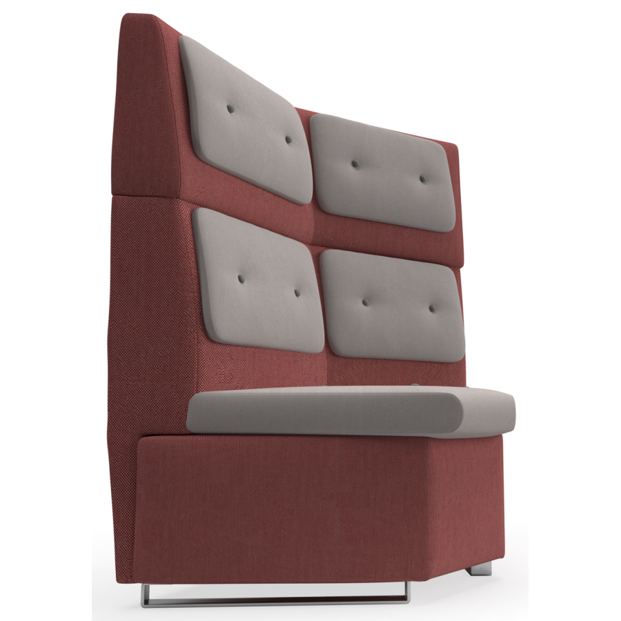 In-Sit Upholstered High Back Internal Concave Link