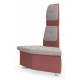 In-Sit Upholstered High Back External Concave Link