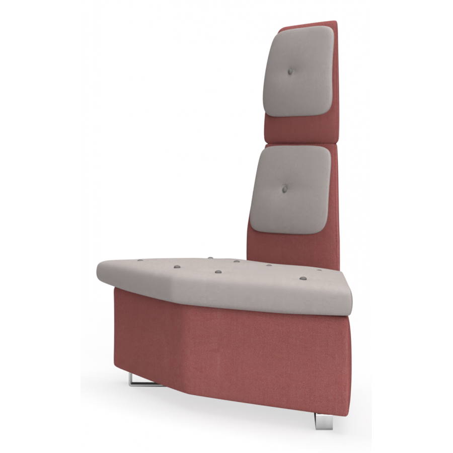 In-Sit Upholstered High Back External Concave Link