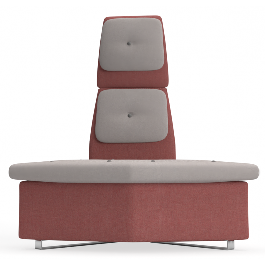 In-Sit Upholstered High Back External Concave Link