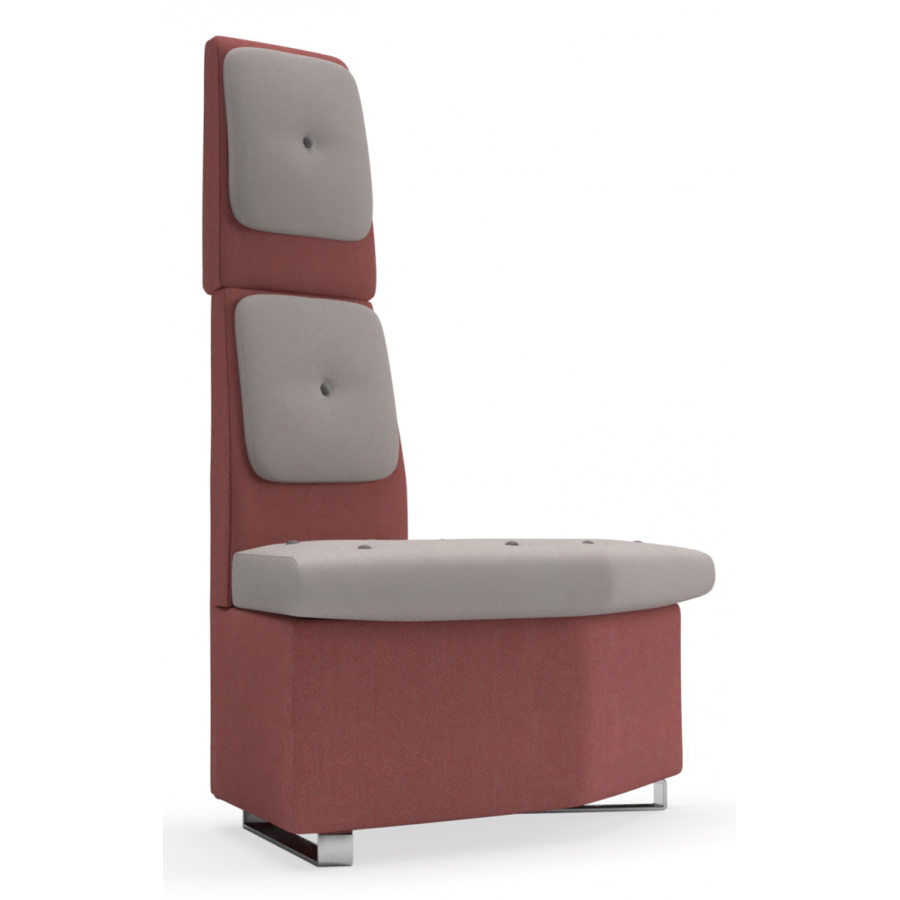 In-Sit Upholstered High Back External Concave Link