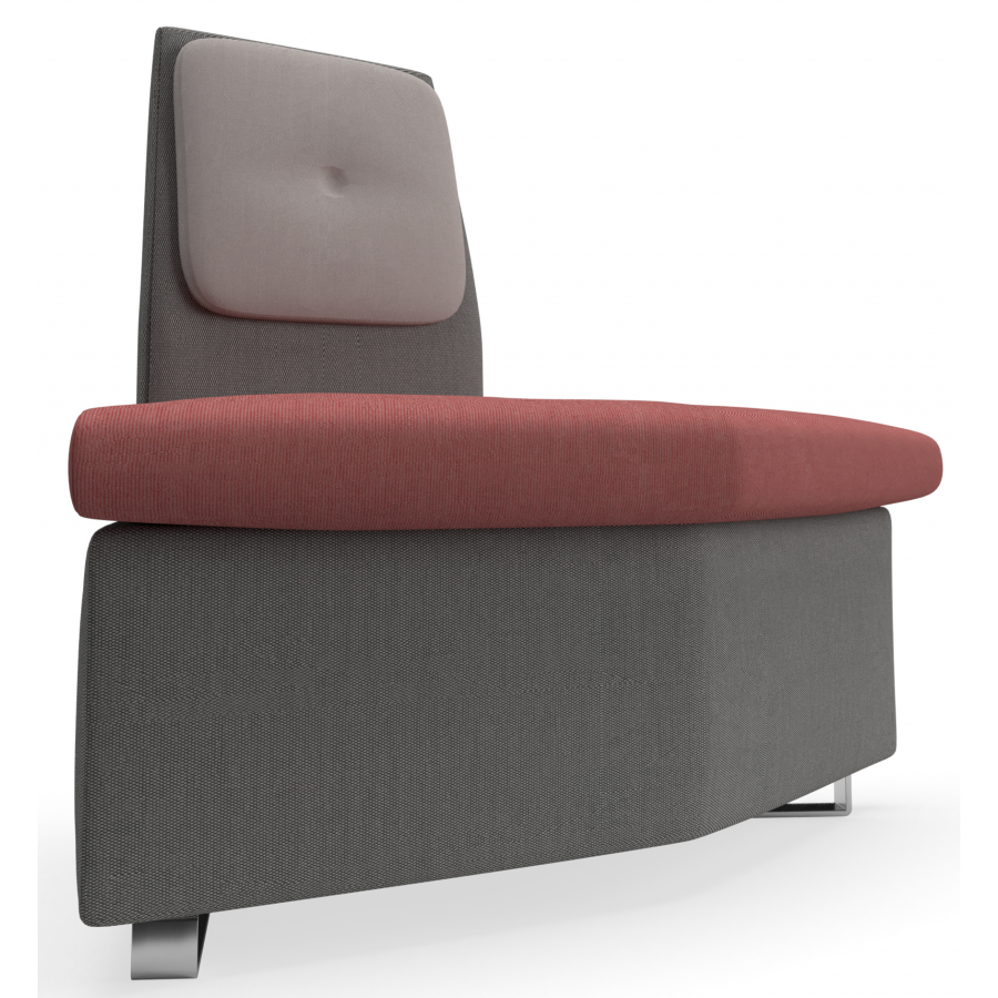 In-Sit Upholstered Low Back External Concave Link