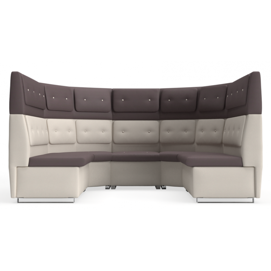 Pod Open Upholstered 7 Seater Pod