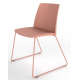 Melba Polypropylene Shell Skid Frame Chair