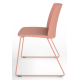 Melba Polypropylene Shell Skid Frame Chair