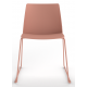 Melba Polypropylene Shell Skid Frame Chair