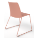 Melba Polypropylene Shell Skid Frame Chair