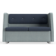 Mingle Bespoke High Arm Two Seater Sofa