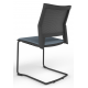 Melona Black Mesh Back Cantilever Chair