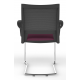 Melona Black Mesh Back Cantilever Chair