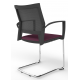 Melona Black Mesh Back Cantilever Chair