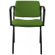 Morello Black Frame 4 Leg Visitor Chair 