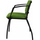 Morello Black Frame 4 Leg Visitor Chair 