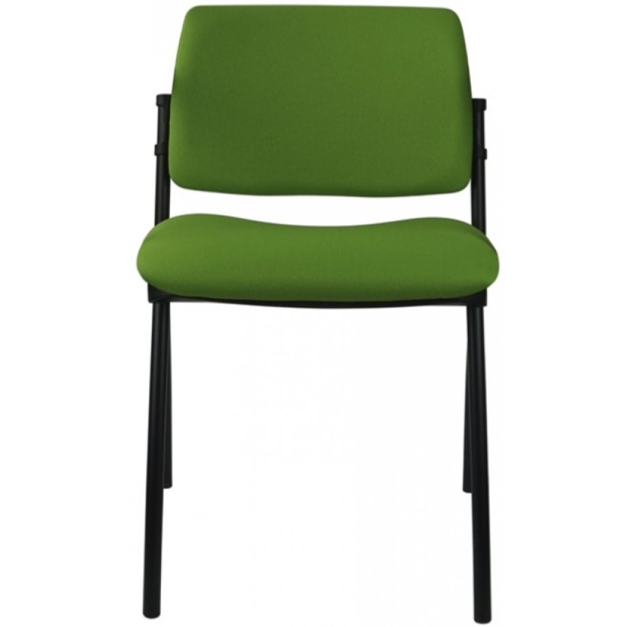 Morello Black Frame 4 Leg Visitor Chair 