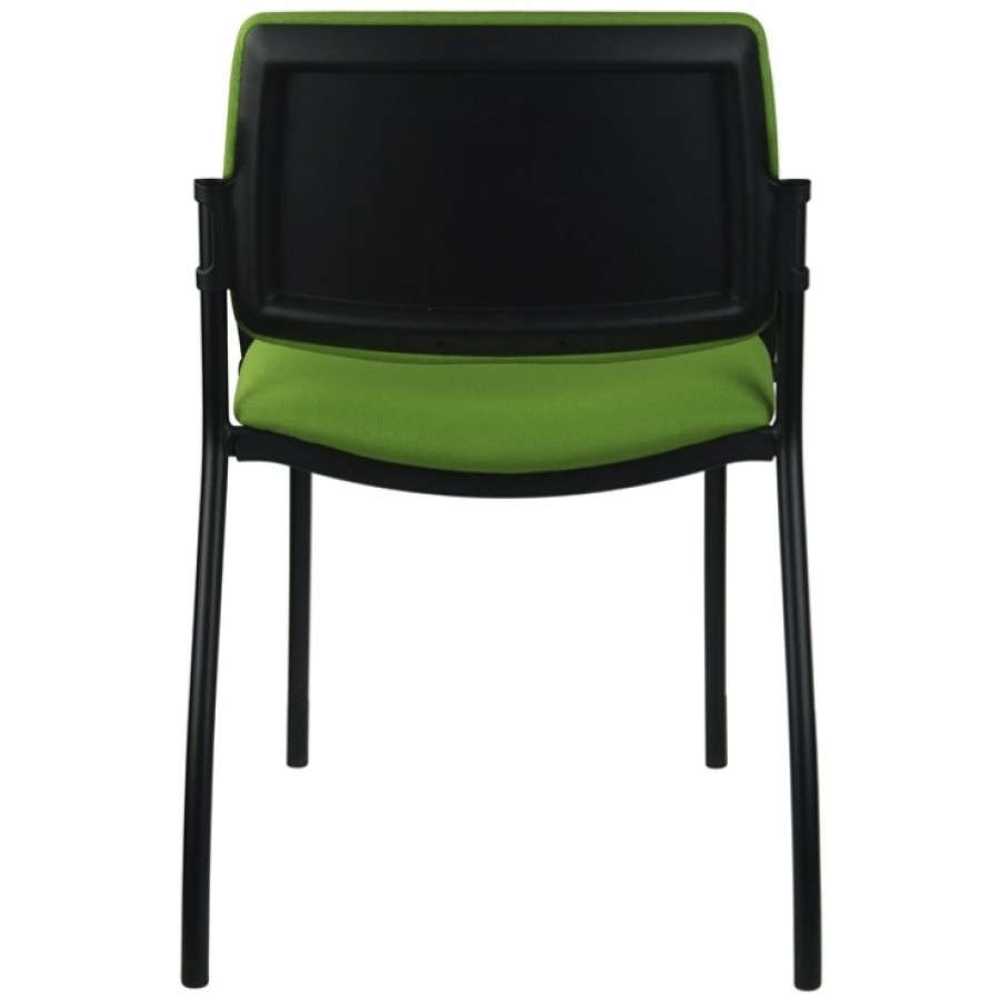 Morello Black Frame 4 Leg Visitor Chair 