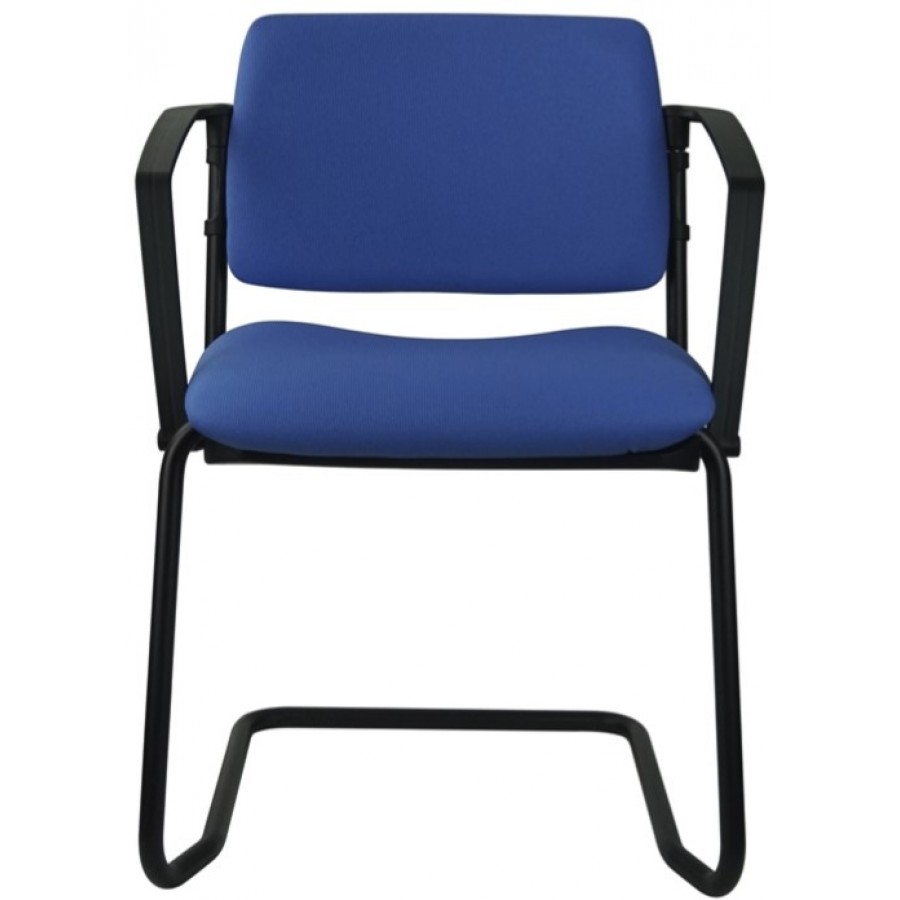 Morello Black Cantilever Visitor Chair 