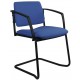 Morello Black Cantilever Visitor Chair 