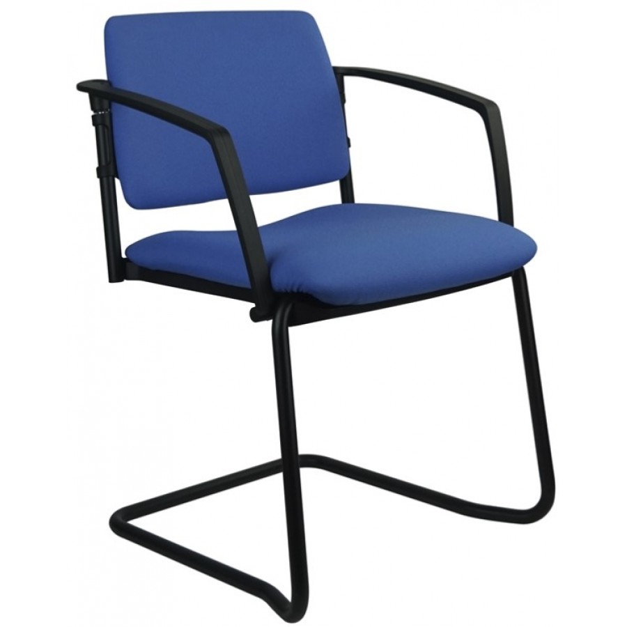 Morello Black Cantilever Visitor Chair 