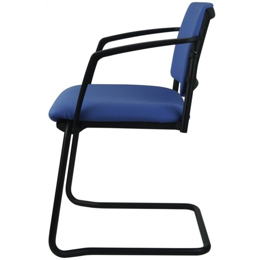 Morello Black Cantilever Visitor Chair 