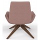 Follow Lounge Chair With Wooden Pyramid Base