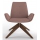 Follow Lounge Chair With Wooden Pyramid Base