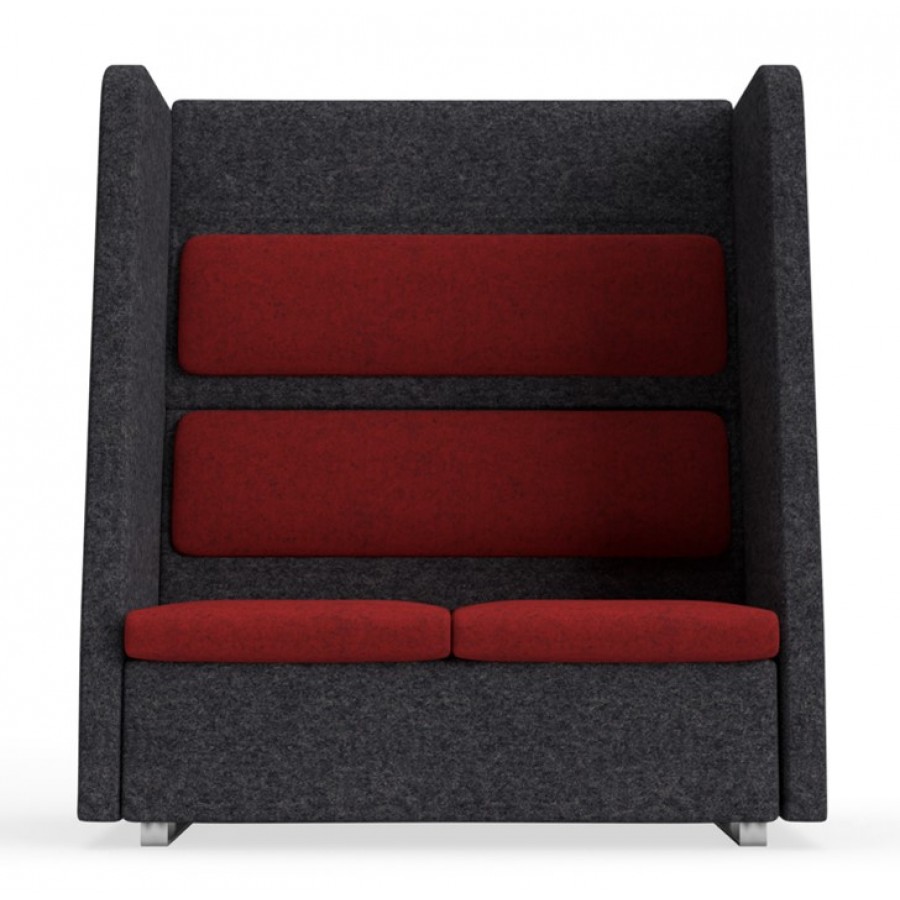 Retreat Upholstered High Back with Arms Sofa Pod