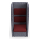 Retreat Single Upholstered Extra High Back Pod