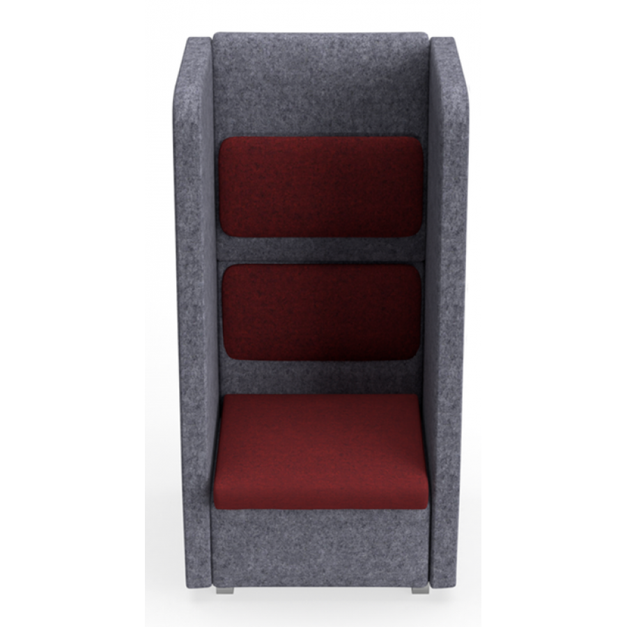 Retreat Single Upholstered Extra High Back Pod