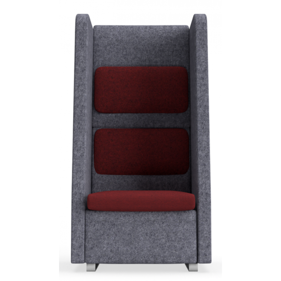 Retreat Single Upholstered Extra High Back Pod