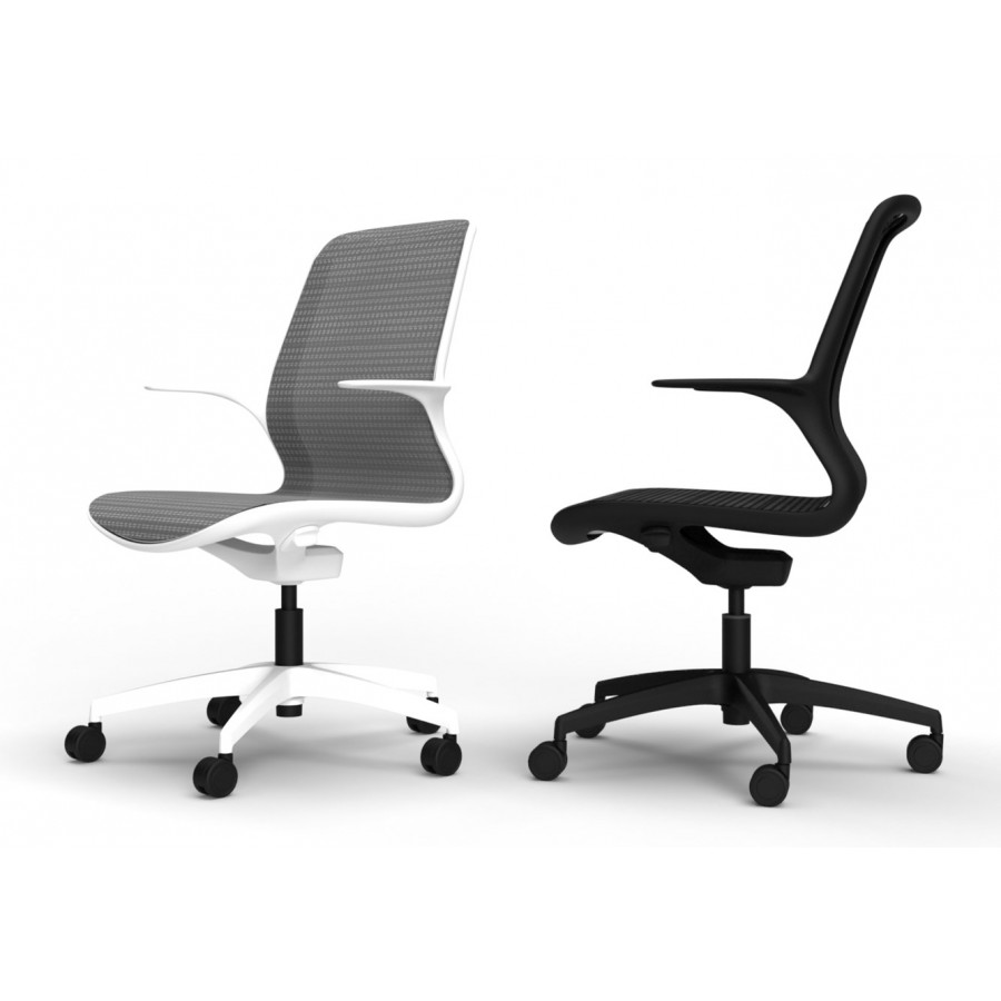 Response 803 Full Mesh White One Piece Office Chair