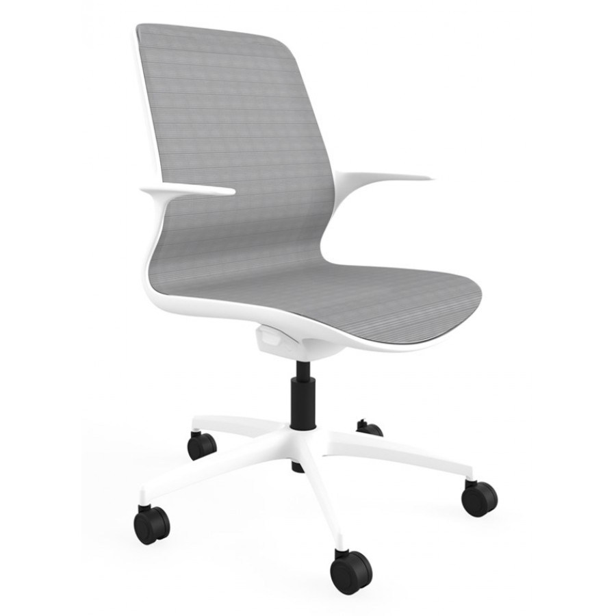 Response 803 Full Mesh White One Piece Office Chair
