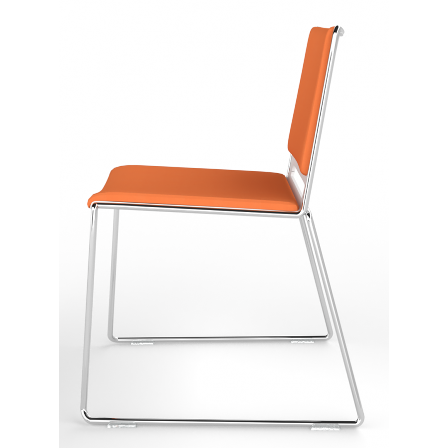 Tango Upholstered Seat And Back Stacking Chair