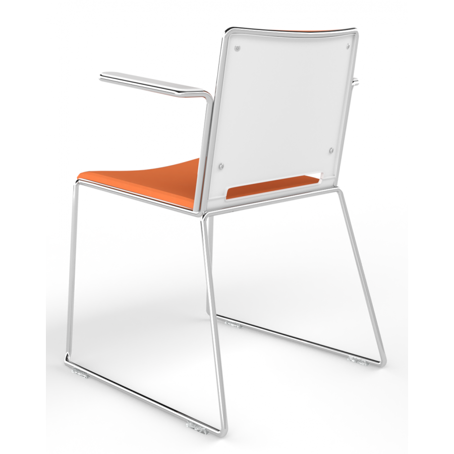 Tango Upholstered Seat And Back Stacking Chair