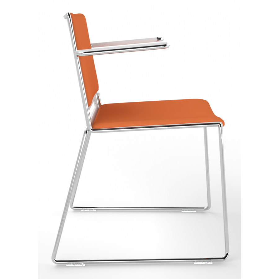 Tango Upholstered Seat And Back Stacking Chair