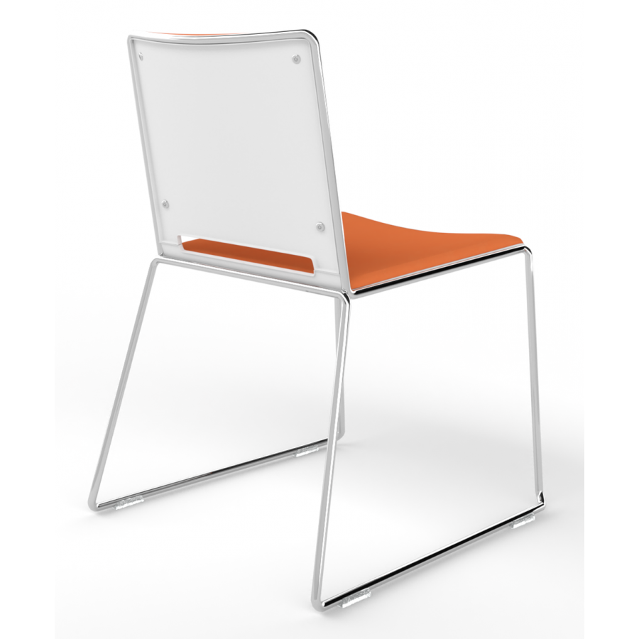 Tango Upholstered Seat And Back Stacking Chair