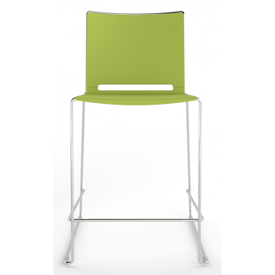 Tango Plastic Seat And Back Stacking High Stool